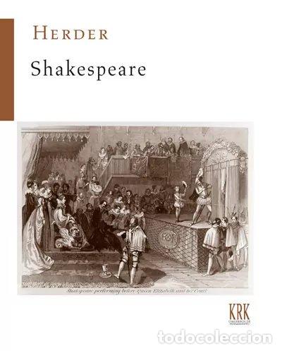Libros: Shakespeare - Herder, Johann Gottfried - Foto 1