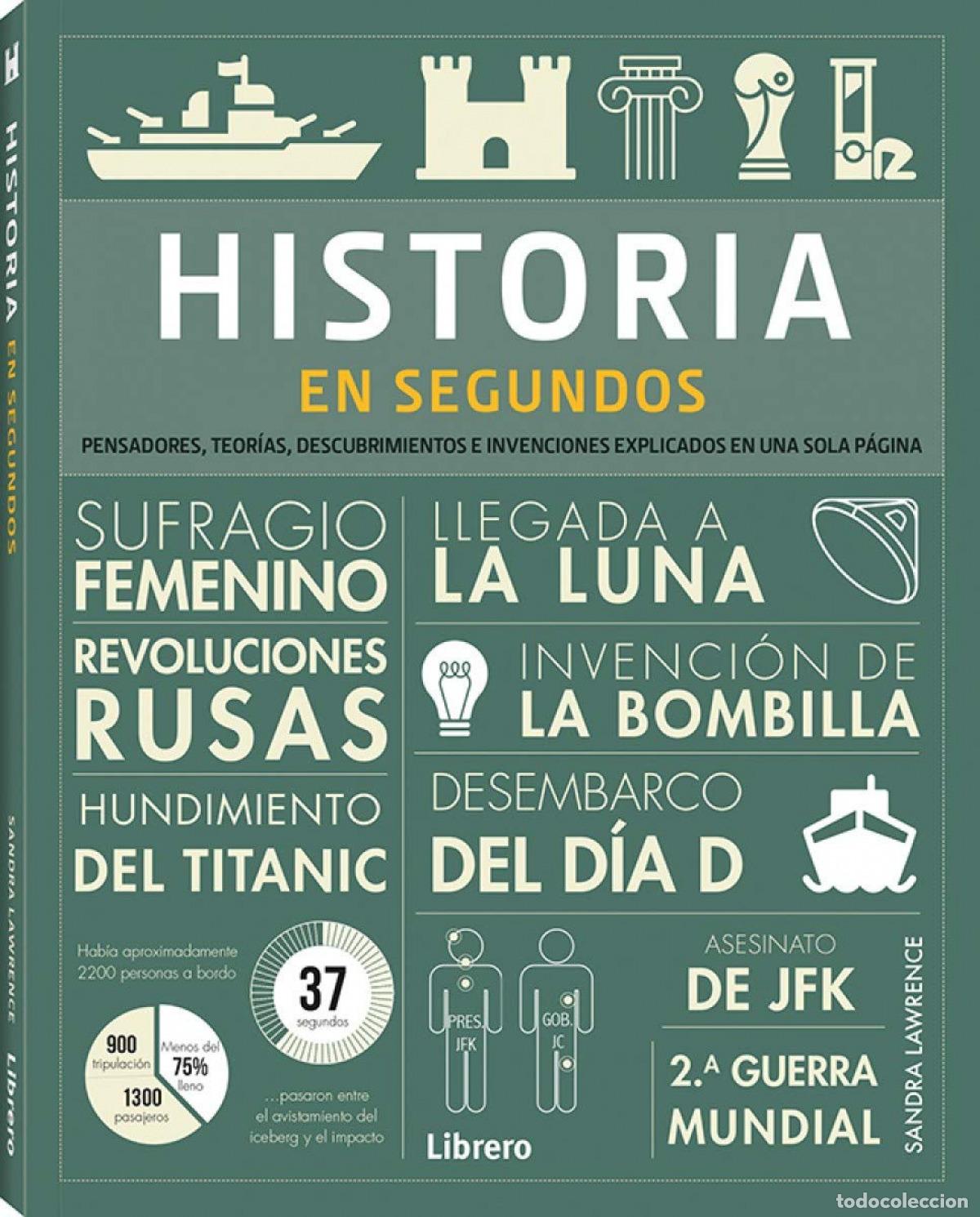 Libros: HISTORIA EN SEGUNDOS - LAWRENCE, SANDRA - Foto 1