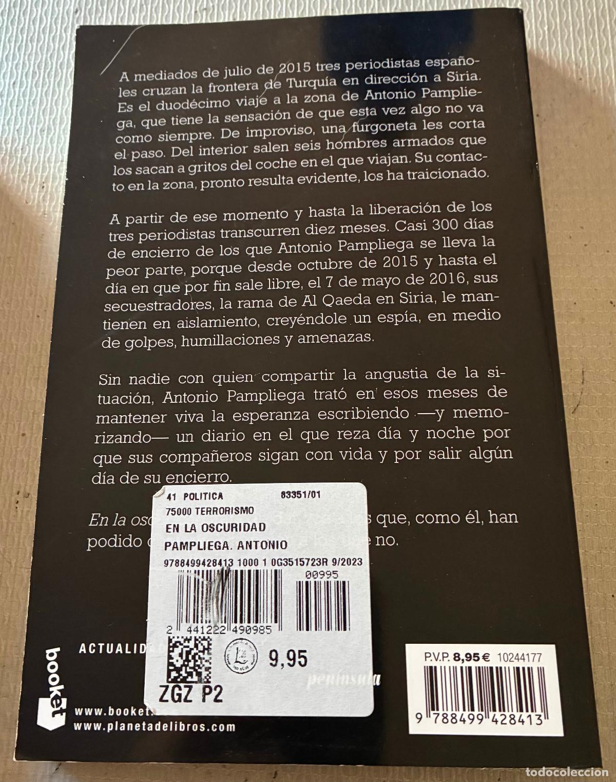 Libros: EN LA OSCURIDAD Antonio Pampliega - Foto 2