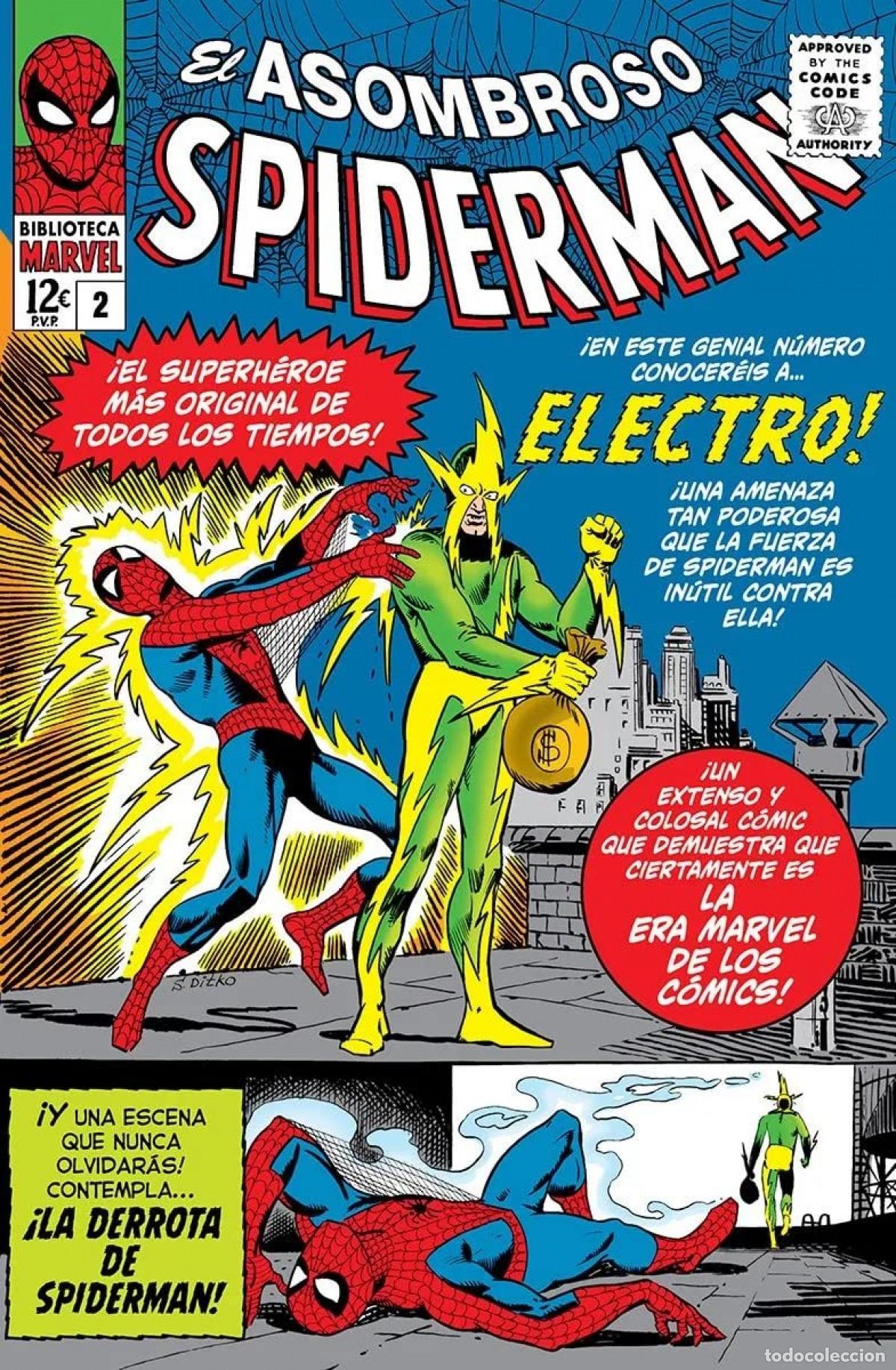 Libros: BIBLIOTECA MARVEL. EL ASOMBROSO SPIDERMAN, 2 - JACK KIRBY - Foto 1