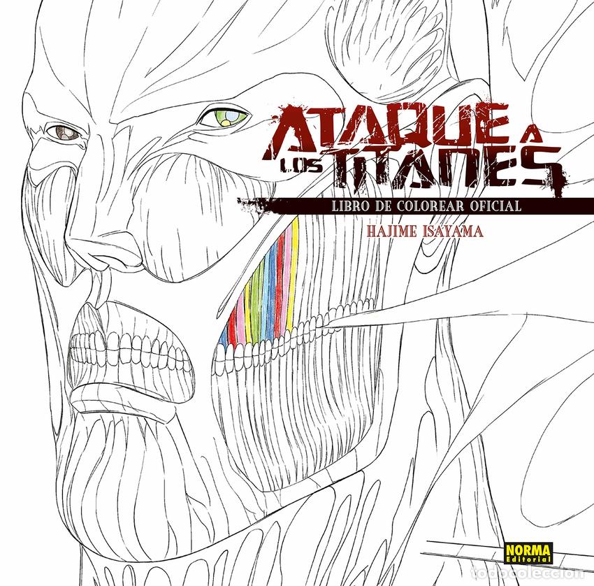 Libros: ATAQUE A LOS TITANES. LIBRO DE COLOREAR OFICIAL 02 - HAJIME ISAYAMA