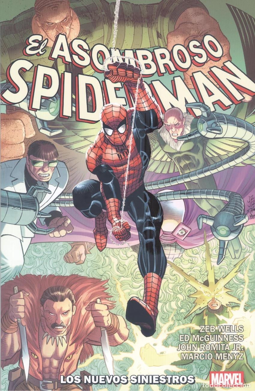Libros: EL ASOMBROSO SPIDERMAN 2: LOS NUEVOS SINIESTROS - ZEB WELLS, JOHN ROMITA JR, ED. MCGUINNESS