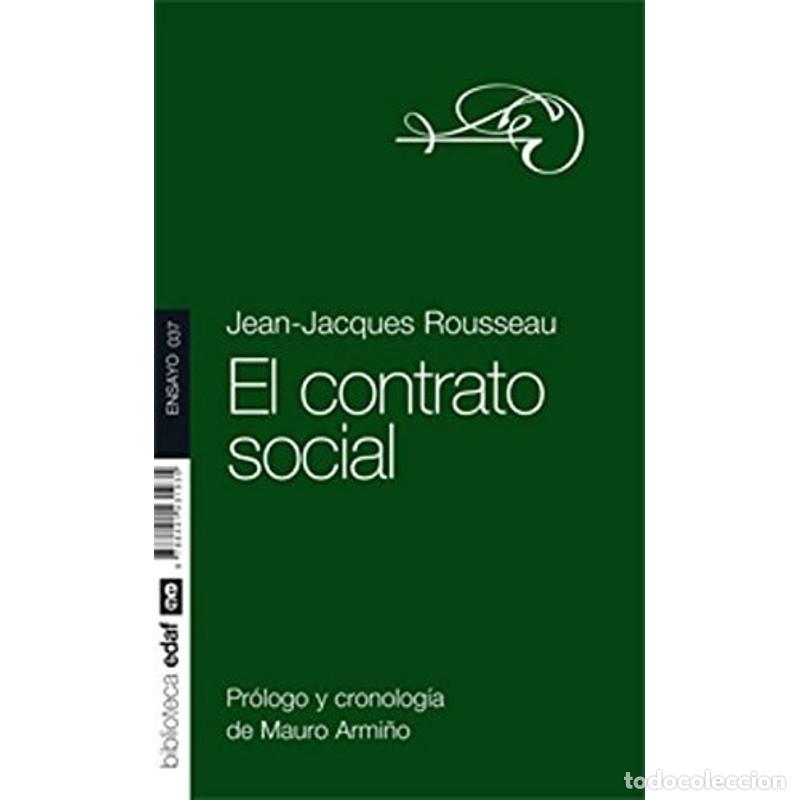 Libros: El contrato social - Jean-Jacques Rousseau - Foto 1