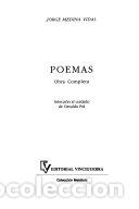 Libros: Poemas - Jorge Medina Vidal - Foto 1