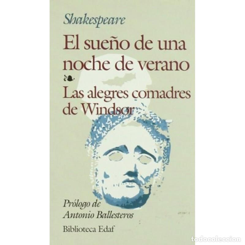 Libros: El sue&ntilde;o de una noche de verano. Las alegres comadres de Win - William Shakespeare - Foto 1