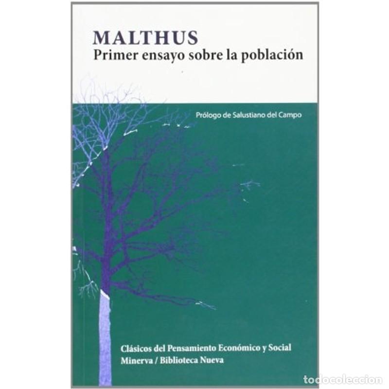 Libros: Primer ensayo sobre la poblaci&oacute;n - Thomas Robert Malthus - Foto 1