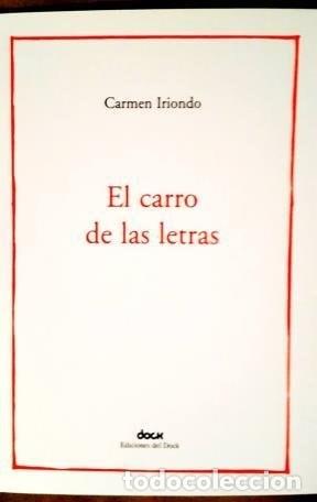 Libros: El carro de las letras - Carmen Iriondo - Foto 1