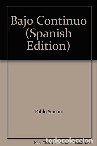 Libros: Bajo Continuo - Sem&aacute;n - Foto 1