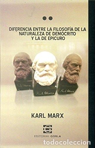 Libri di seconda mano: Diferencia entre la filosof&iacute;a de la naturaleza de Dem&oacute;crito y la de Epicuro - Karl Marx