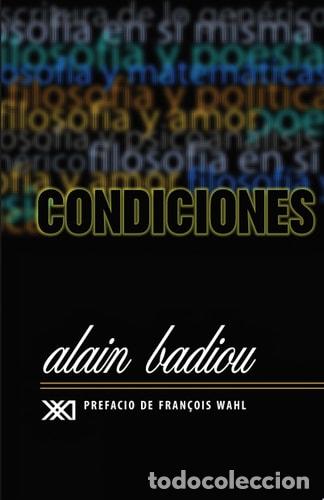 Libros: Condiciones - Alain Badiou - Foto 1