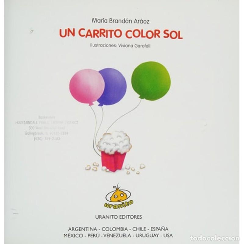 Libros: Un Carrito Color Sol - Maria Brandan, Viviana Garofoli