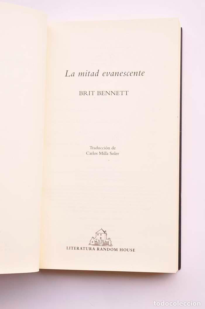 Libros: La mitad evanescente - BENNETT, Brit - Foto 2