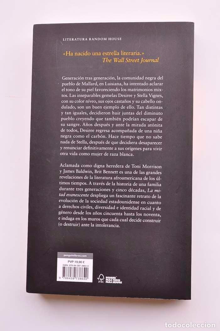 Libros: La mitad evanescente - BENNETT, Brit - Foto 3