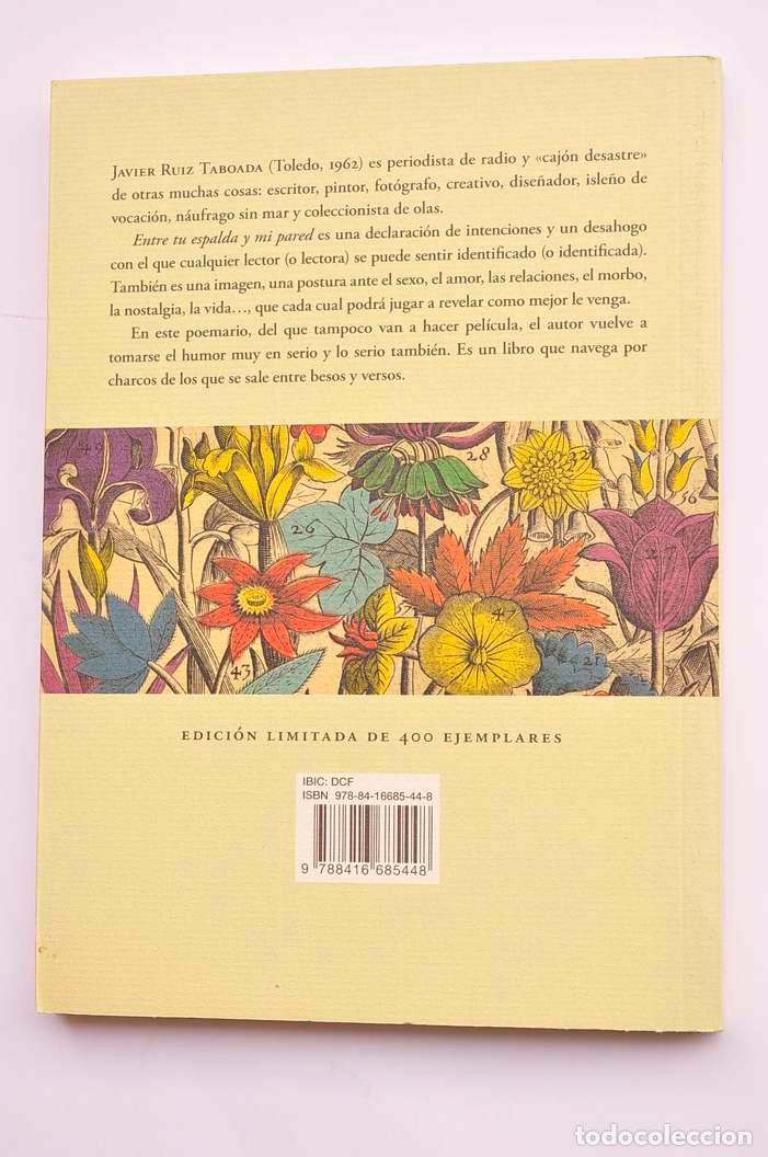 Libros: Entre tu espalda y mi pared - TABOADA, Javier Ruiz - Foto 4