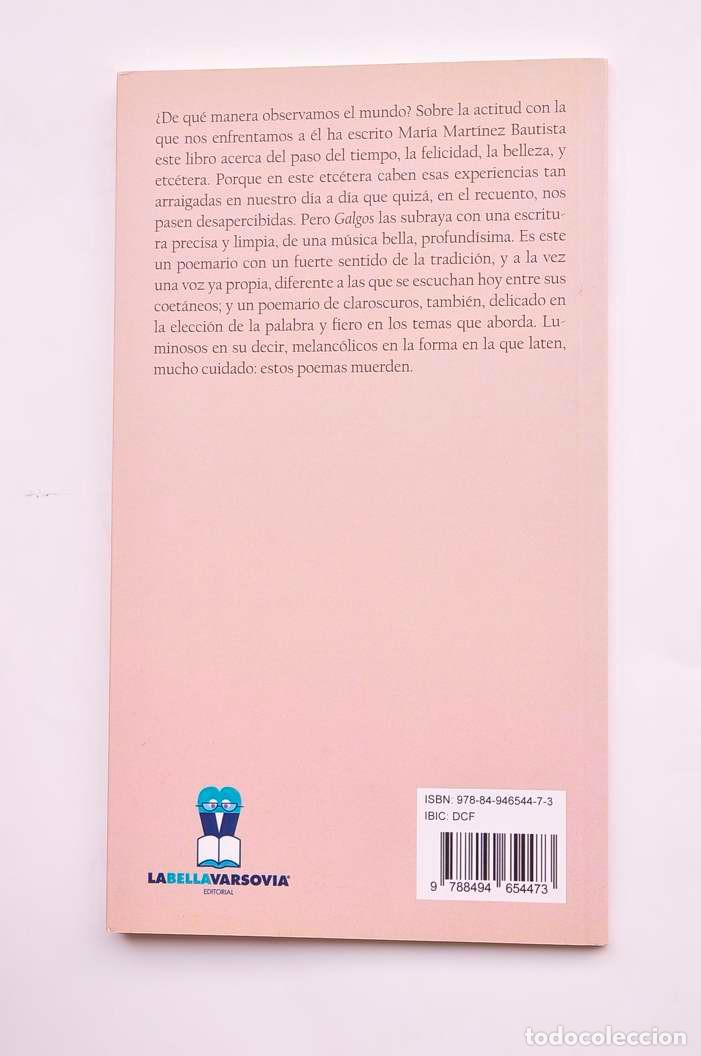 Libros: Galgos - MART&Iacute;NEZ BAUTISTA, Mar&iacute;a - Foto 4