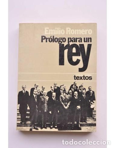 Libros: Pr&oacute;logo para un rey - ROMERO, Emilio - Foto 1