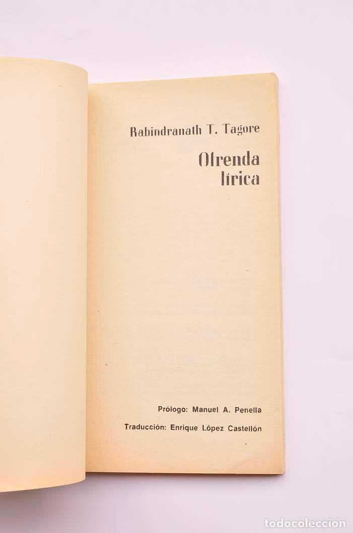 Libros: Ofrenda l&iacute;rica - TAGORE, Rabindranath - Foto 2