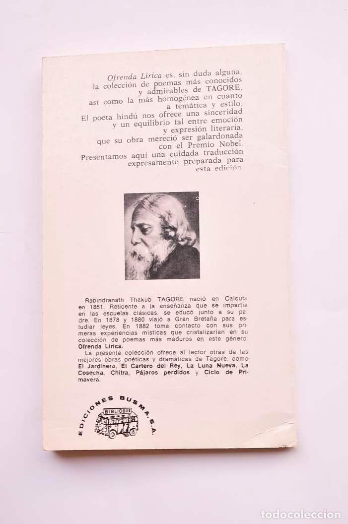 Libros: Ofrenda l&iacute;rica - TAGORE, Rabindranath - Foto 4