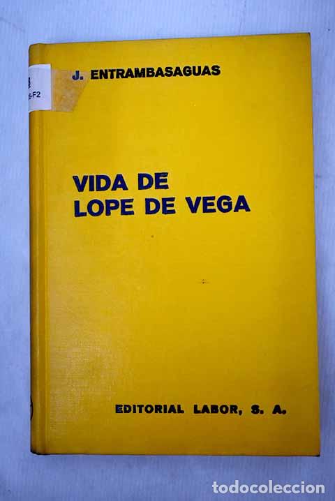Libros: Vida de Lope de Vega.- Entrambasaguas, Joaqu&iacute;n de - Foto 1