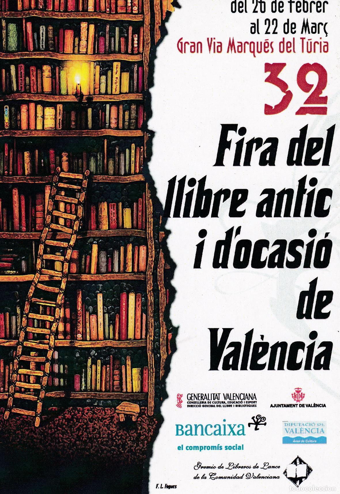 Libri di seconda mano: POSTAL B10632: 32 FERIA DEL LIBRO Y DE OCASION - Varios