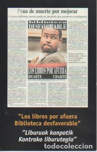 Libri di seconda mano: Postal E06535: Exposici&oacute;n: Los libros por fuera/Biblioteca desfaborable - Varios