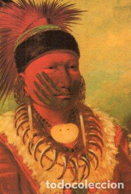 B&uuml;cher: POSTAL PV07158: Pintura de George Catlin del libro Vida entre los indios
