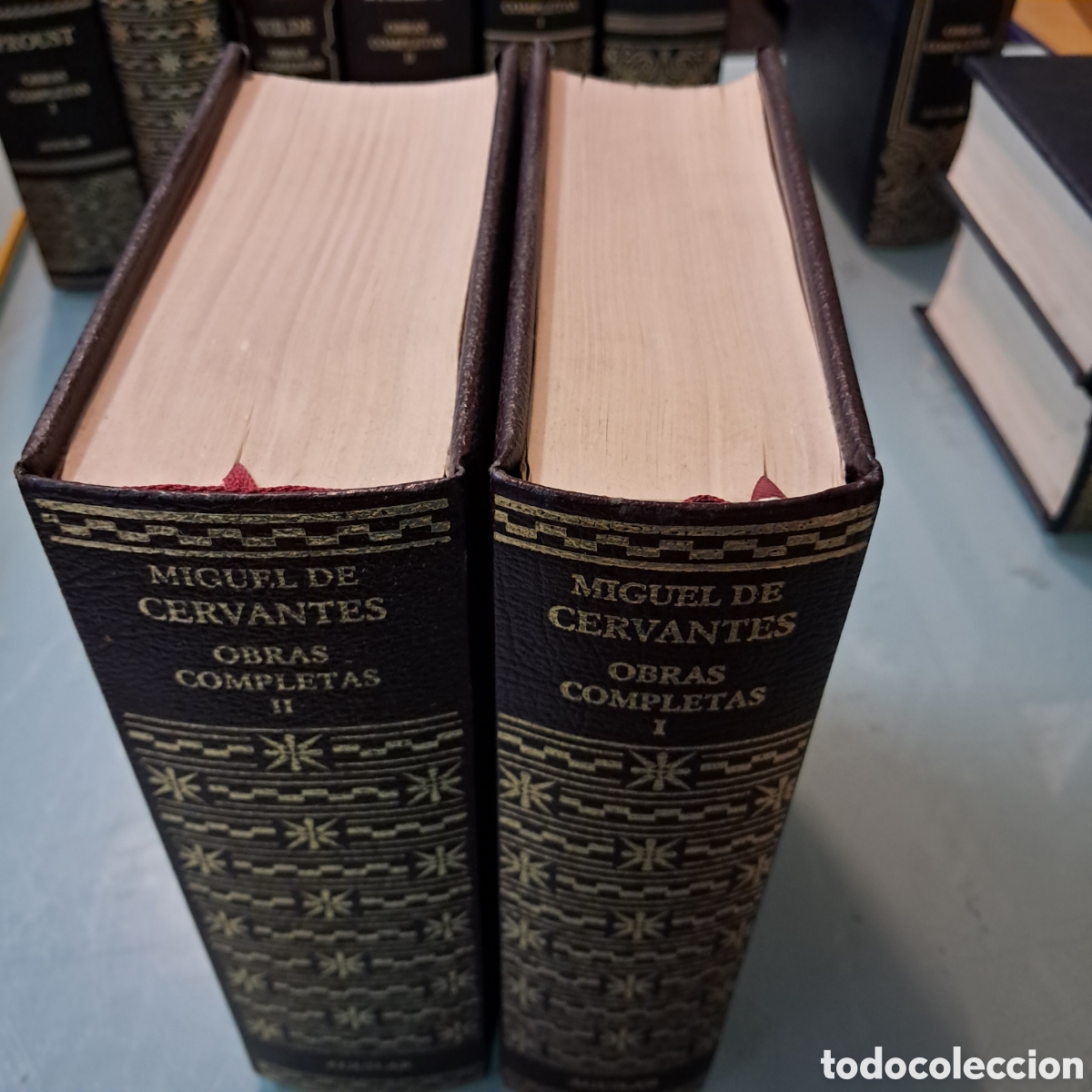 Libros: Miguel Cervantes, Obras Completas, 2 tomos,2005, - Foto 3
