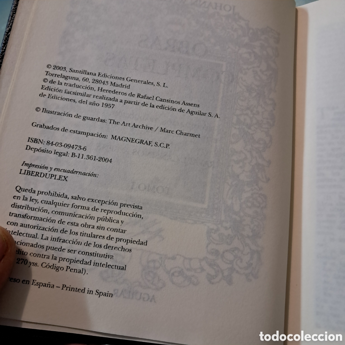 Libros: Johann W.Goethe,Obras completas, tom&oacute; I, - Foto 3