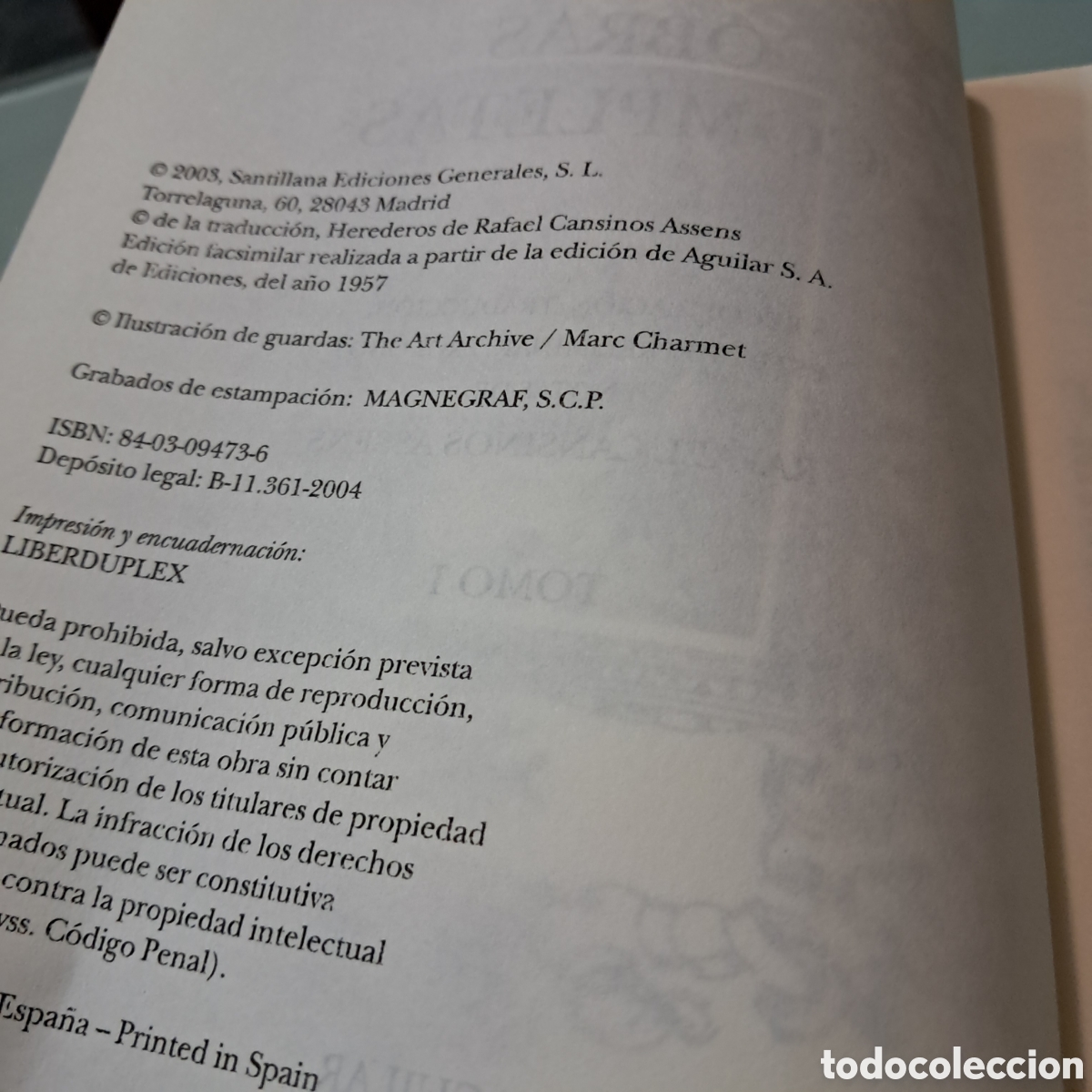 Libros: Johann W.Goethe,Obras completas, tom&oacute; I, - Foto 4