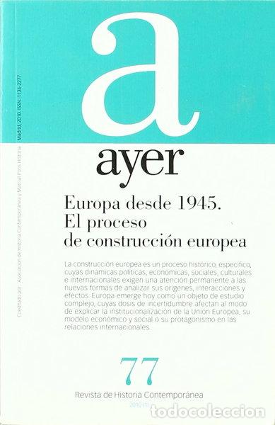 B&uuml;cher: Europa desde 1945. El proceso de construcci&oacute;n europea- 9788492820221