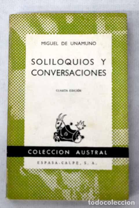 Libros: Soliloquios y conversaciones.- Unamuno, Miguel de