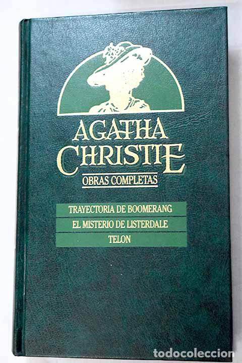 Libros: Trayectoria de boomerang ; El misterio de Listerdale ; Tel&oacute;n.- Christie, Agatha