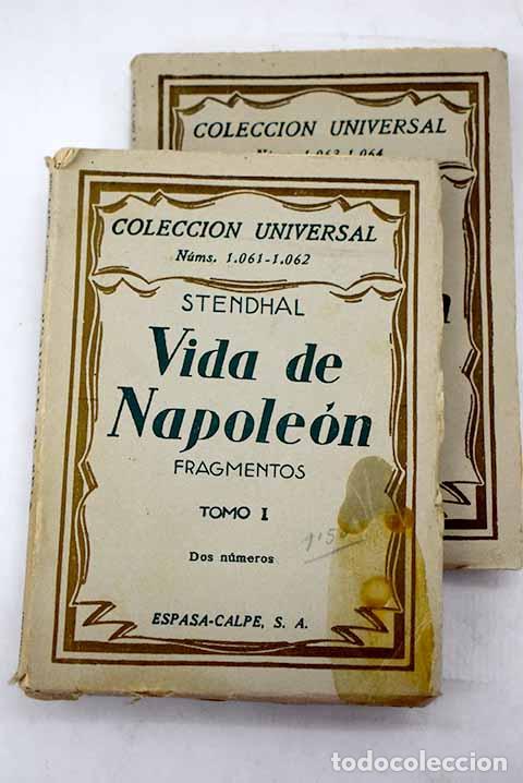 Libros: Vida de Napole&oacute;n: fragmentos.- Stendhal - Foto 1