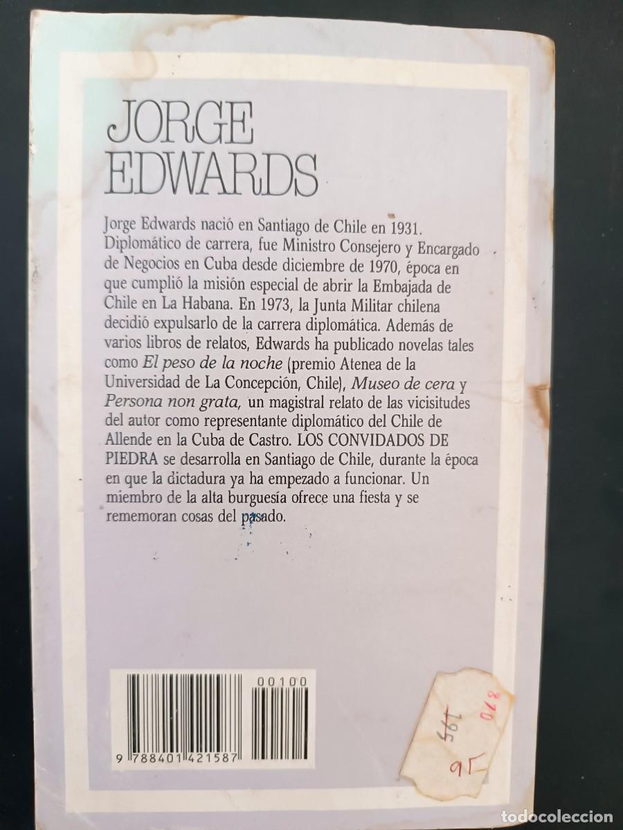 Libros: Los convidados de piedra Jorge Edwards - Foto 2