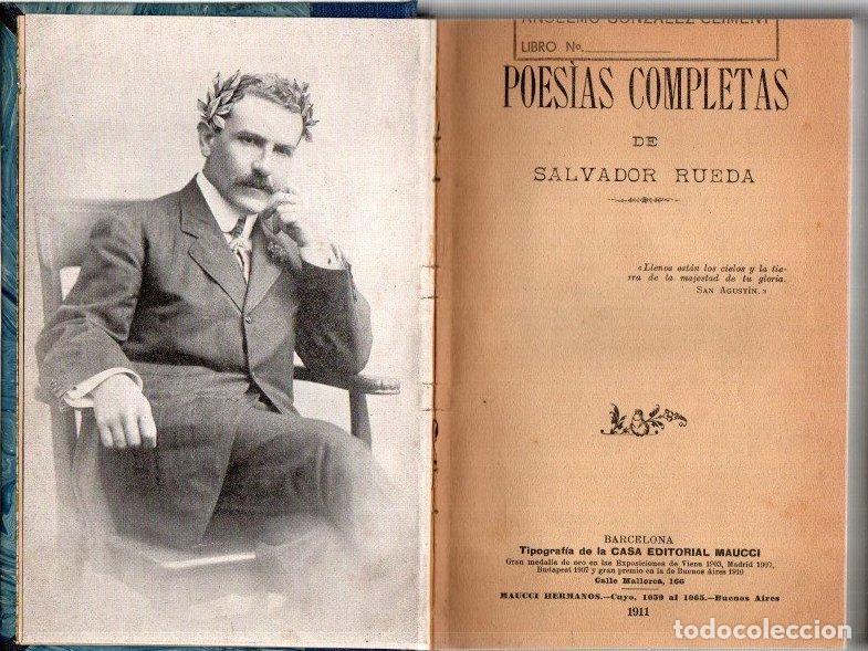 Libros: Poes&iacute;as completas - Rueda, Salvador - Foto 1