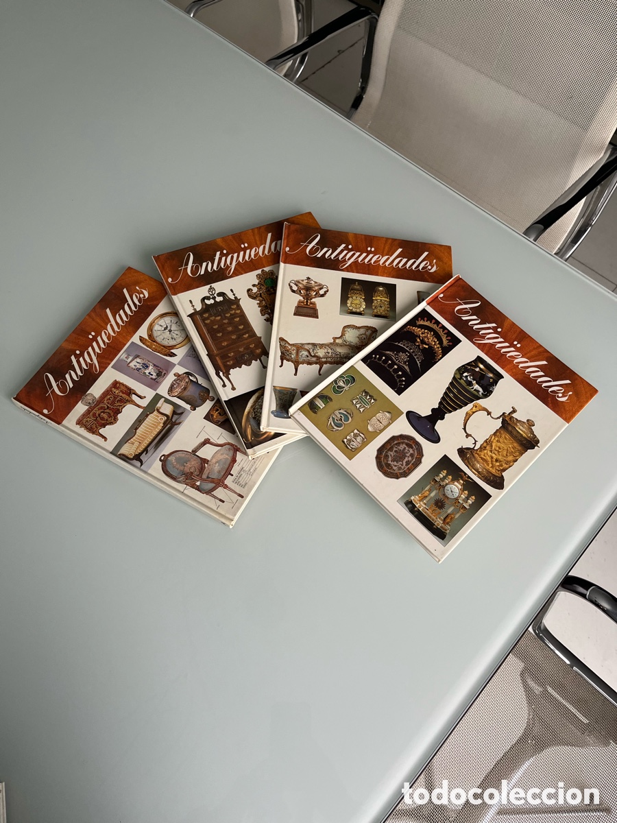 Libros: Colecci&oacute;n 4 libros sobre antig&uuml;edades