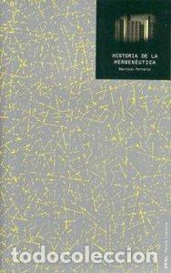 B&uuml;cher: Historia de la hermen&eacute;utica. - Ferraris, Maurizio
