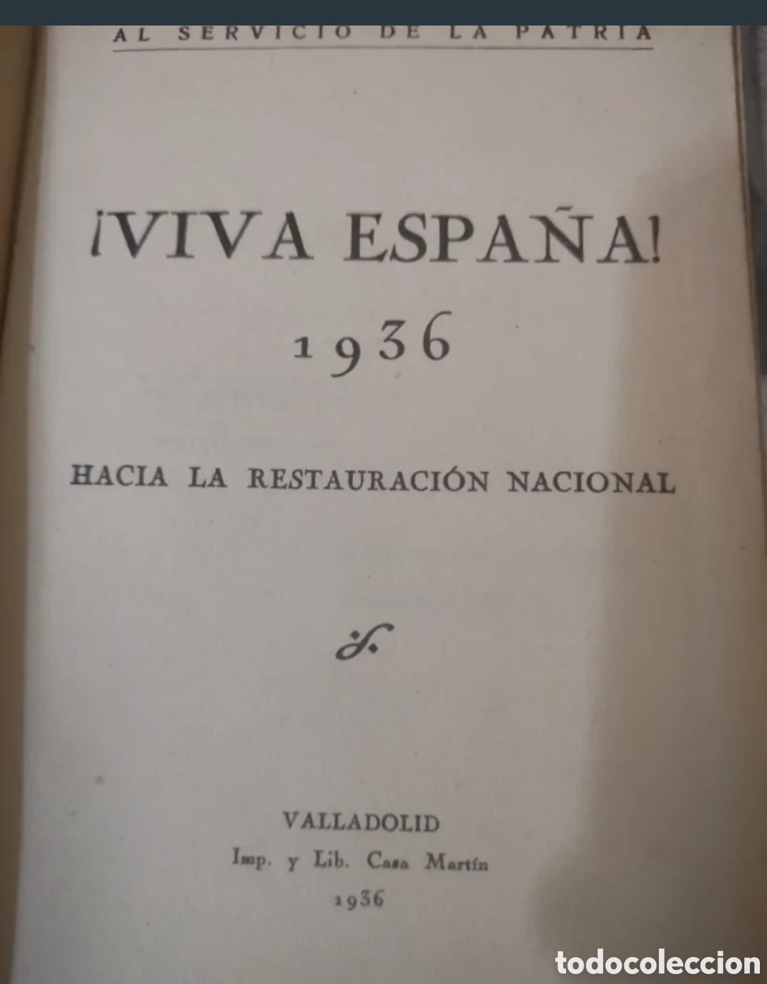 Libros: LIBRO VIVA ESPA&Ntilde;A 1936 - Foto 2