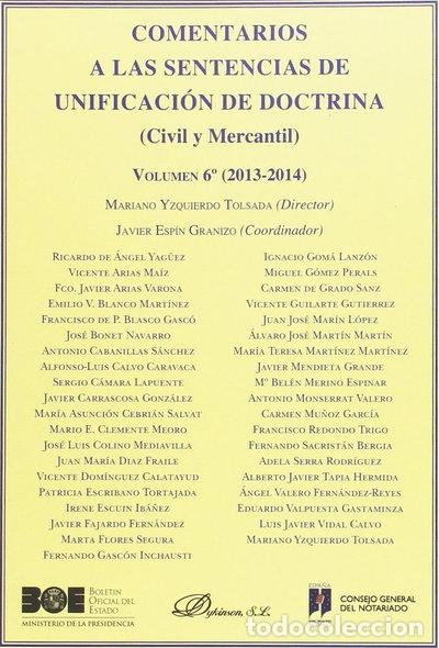 books: Comentarios a las Sentencias de Unificaci&oacute;n de Doctrina. Civil y Mercantil. 2...- 9788490858691