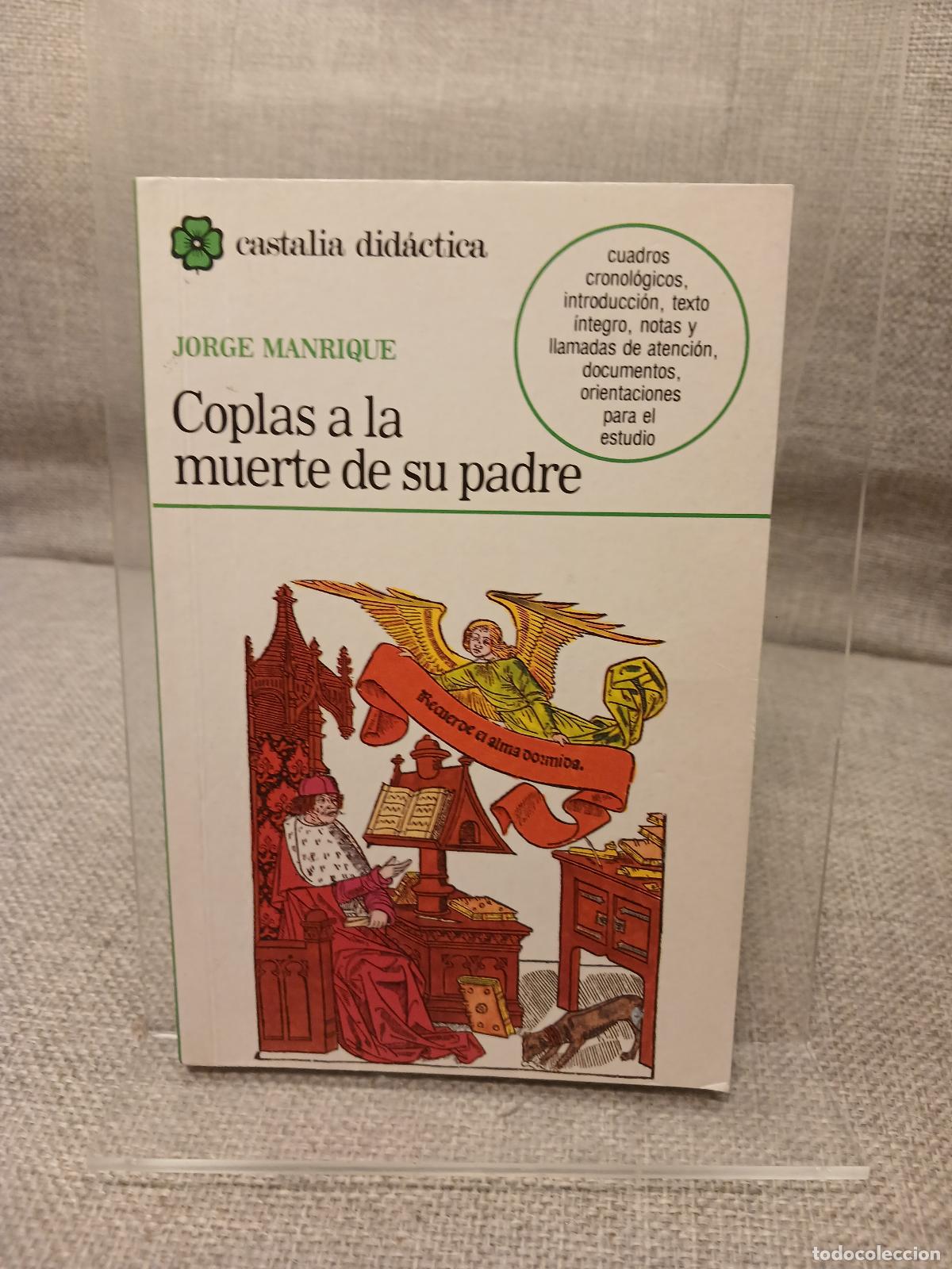 Libri di seconda mano: Coplas a la muerte de su padre . - Carmen D&iacute;az Casta&ntilde;&oacute;n