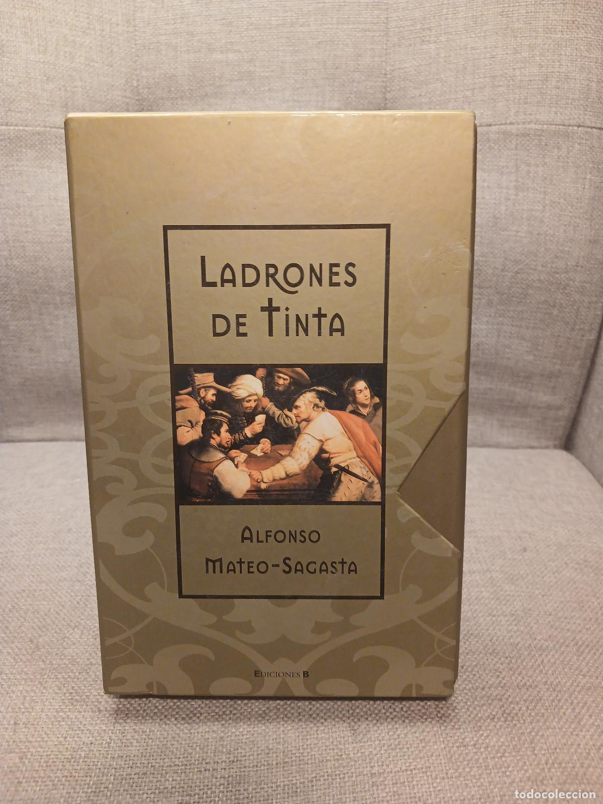 Libri di seconda mano: LADRONES DE TINTA EDICION DE LUJO PRESENTADA EN ESTUCHE - Alfonso Mateo-Sagasta
