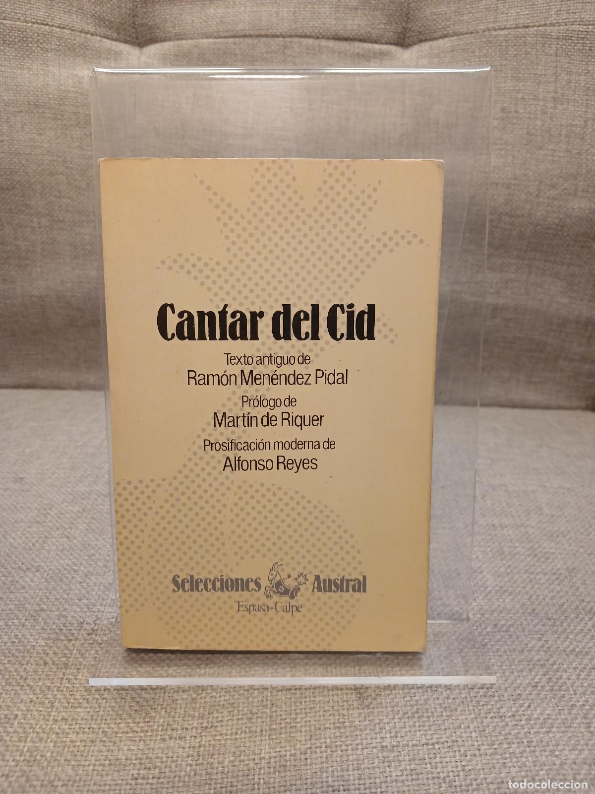 Libri di seconda mano: Cantar Del Cid - Ramon Menendez Pidal