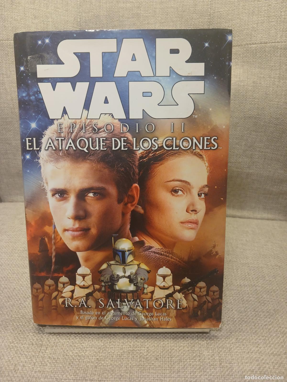 B&uuml;cher: Episodio II. El ataque de los clones // ALGO PEGAJOSA LA CONTRAPORTADA - R. A. Salvatore