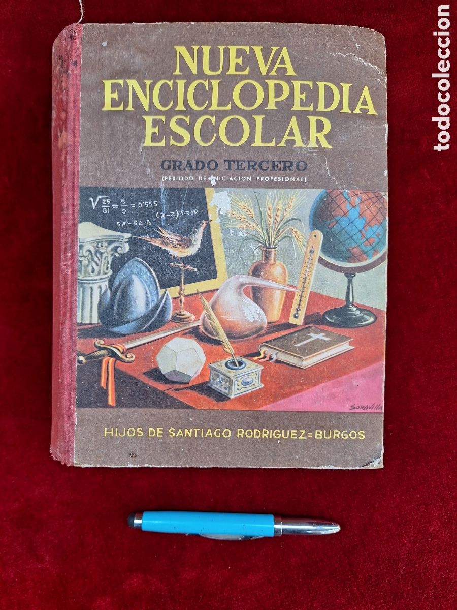 Libri di seconda mano: Nueva enciclopedia escolar grado tercero. Hijos de Santiago Rodriguez. Burgos 1957.