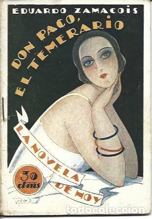 Libri di seconda mano: Don Paco, el temerario - Eduardo Zamacois