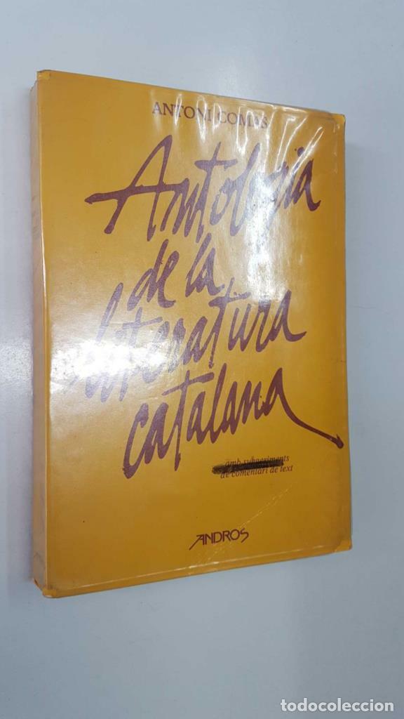 Libros: Andros: Antologia de la Literatura Catalana, amb suggeriments de comentari de text - Antoni Comas -