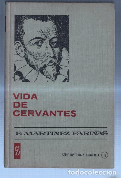 Libros: Vida de Cervantes - E. Martinez Fari&ntilde;as - Foto 1