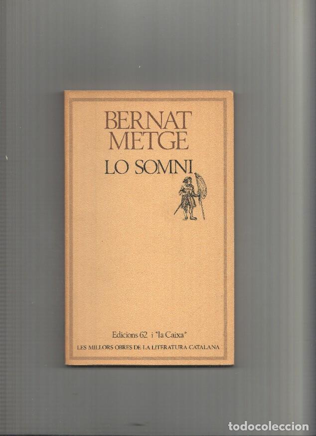 Libros: Lo Somni - Bernat Metge - Foto 1