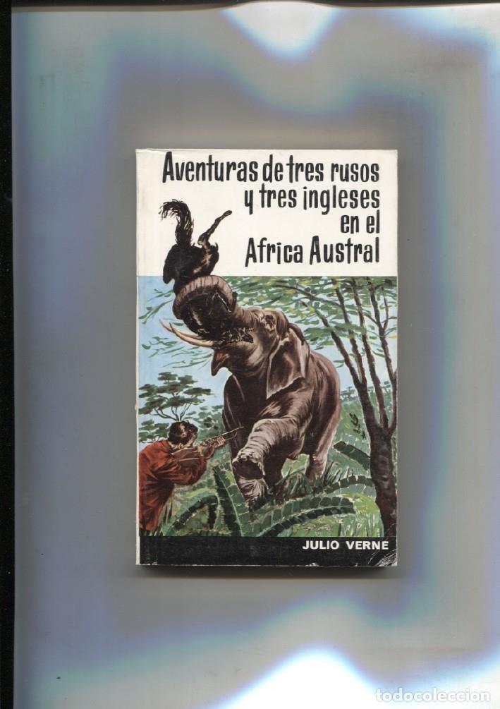 Libros: Biblioteca Sopena: Aventuras de tres rusos y tres ingleses en el Africa Austral - Julio Verne