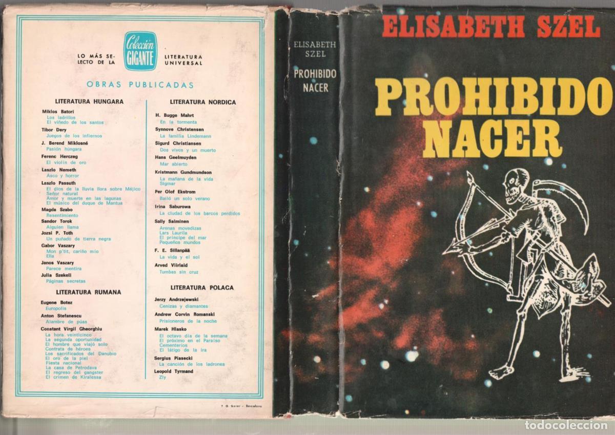 Libros: Prohibido nacer - Elisabeth Szel - Foto 1